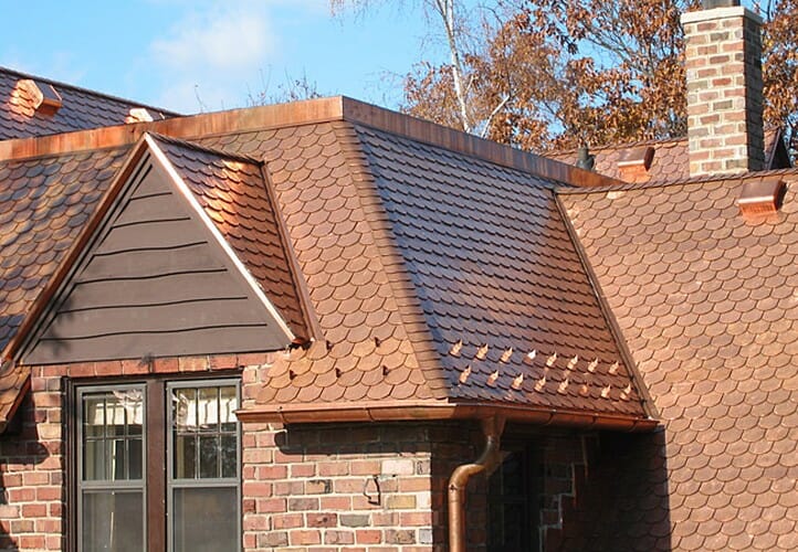 copper roofing